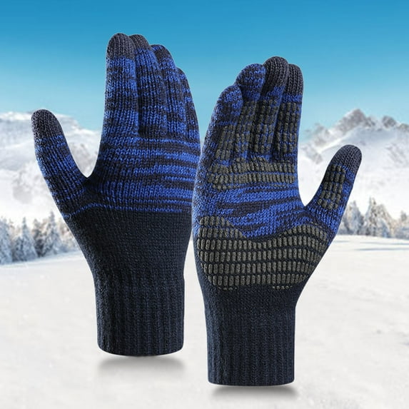 Lroveb Ski Gloves for Women and Men Winter Waterproof Upgraded Touch-Screen Anti-Slip Gloves Elastic Cuff Thermal Soft Knit Lining Snow Gloves
