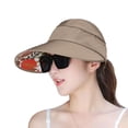 thumbnail image 1 of Lroveb Sun Hats for Women Spring Summer Fashion Top Line Large Edge Sunshade Hat, 1 of 9
