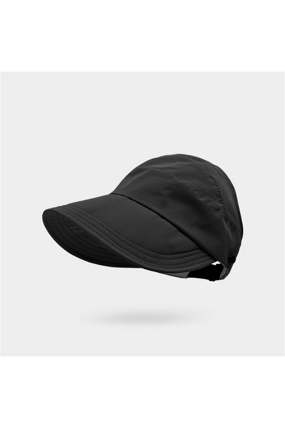 Sun Visors for Women Outdoor Hollow Top Hat Womens Wide Brim Baseball Cap