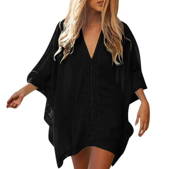 Lroveb Swimsuit Coverup for Women Beach Bathing Suit Swim Bikini Oversized Cover Up Dresses Bathing Suit Cover Up
