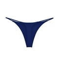 thumbnail image 1 of Lroveb Thongs for Women Naughty Double Strap Thong Low Waist Cotton Shape Panties, 1 of 3