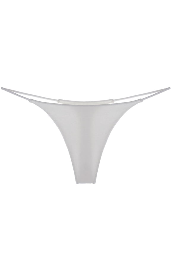 Thongs for Women Naughty Double Strap Thong Low Waist Cotton Shape Panties