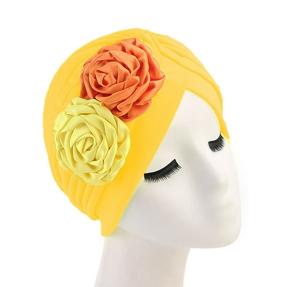 Lroveb Turbans for Women Head Wrap Hijab Cancer Scarf Hat Cap Hair Turban Hats Headwear Beanie Hat