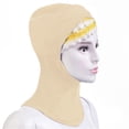thumbnail image 1 of Lroveb Turbans for Women Head Wrap Hijab Islamic Muslim Cotton Headscarf Inner Cap Underscarf Ninja Scarf Beanie Hat, 1 of 2