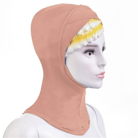 Lroveb Turbans for Women Head Wrap Hijab Islamic Muslim Cotton Headscarf Inner Cap Underscarf Ninja Scarf Beanie Hat