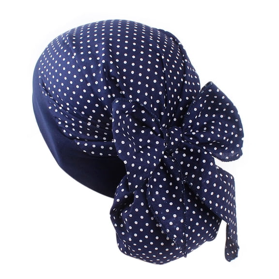 Lroveb Turbans for Women Head Wrap Hijab Print Muslim Hat Stretch Retro Turban Cap Beanie Hat