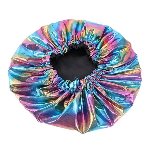 Lroveb Turbans for Women Head Wrap Hijab Satin-Lined Sleep Leisure Hat, Loose Tight-Fitting Double-Layer Hat Beanie Hat