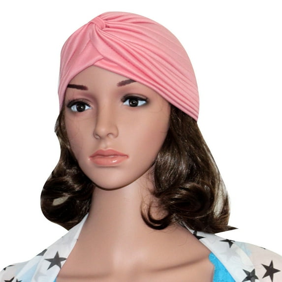 Lroveb Turbans for Women Head Wrap Hijab Solid Multifunctional Turban Ear Cap Beauty Big Satin Bonnet H Beanie Hat