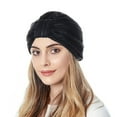 thumbnail image 1 of Lroveb Turbans for Women Headwrap Knot Pleated Head Hat Cap Headwear Muslim Turban Cap, 1 of 4