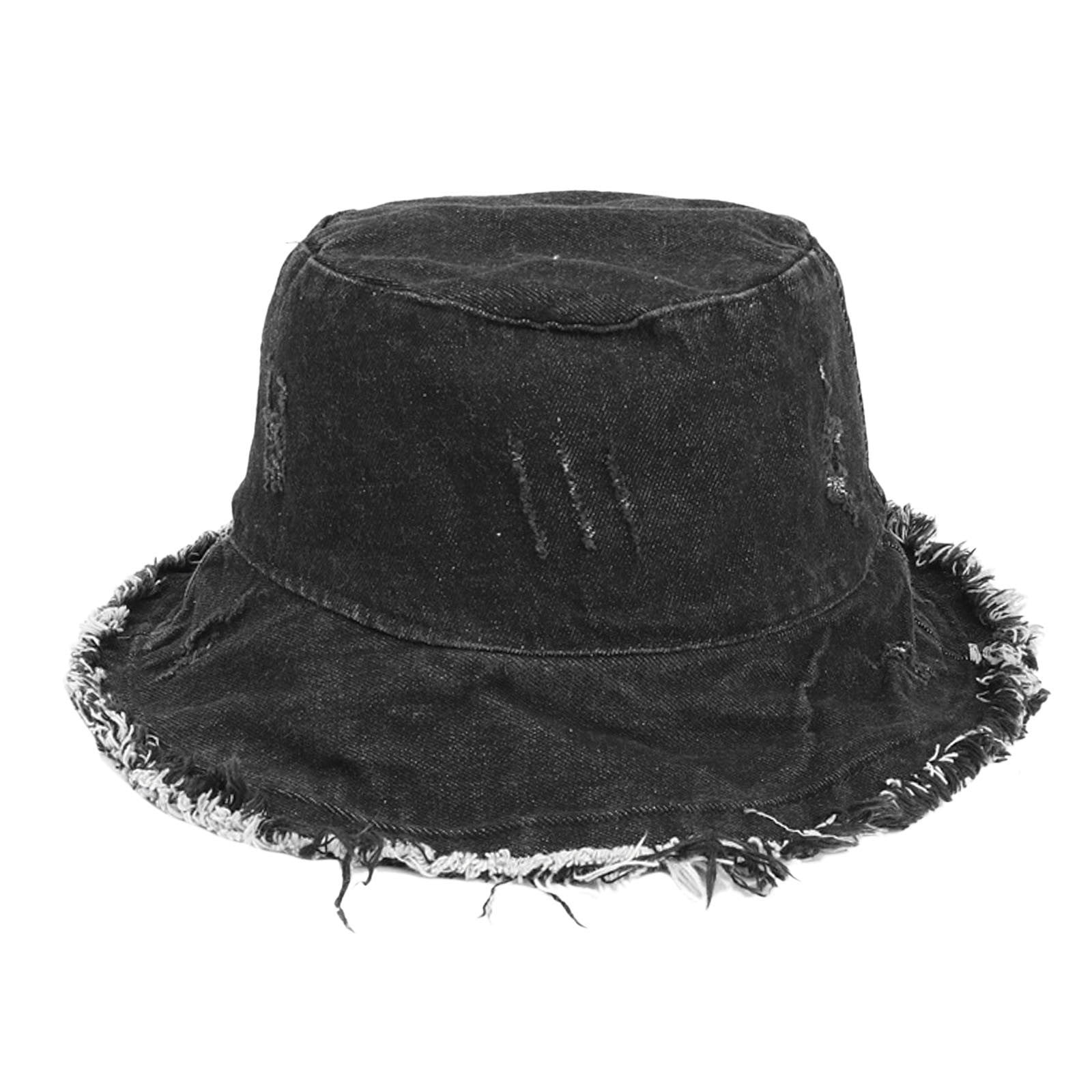 Women Summer Casual Thin Knitted Bucket Hat
