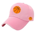 thumbnail image 1 of Lroveb Women Men Baseball Caps Cap Fashion Trend Sun Visor Football Basketball Ball Pattern Trucker Hat, 1 of 2