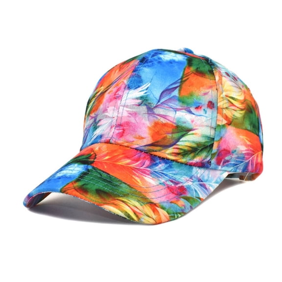 Lroveb Women Men Baseball Caps Casual Summer Printed Adjustable Outdoor Sunshade Visors Hat Trucker Hat