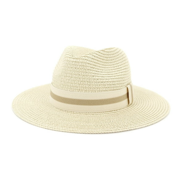 Lroveb Womens Cowboy Hats Hat Female Spring Summer Small Fresh Seaside Holiday Foldable Fedora Hat