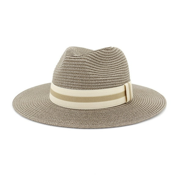 Lroveb Womens Cowboy Hats Hat Female Spring Summer Small Fresh Seaside Holiday Foldable Fedora Hat