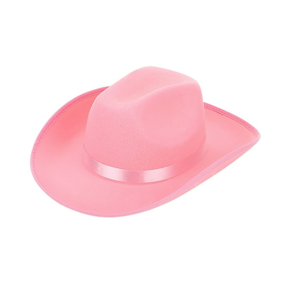 Lroveb Womens Cowboy Hats Hat Wide Brim Fancy Dress Up Party Fedora Hat