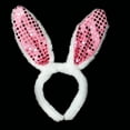 thumbnail image 1 of Lroveb Womens Easter Bunny Ear Headbands Adult Children Sequins Hairband Rabbit Headband Accessories Headband, 1 of 2