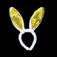 thumbnail image 1 of Lroveb Womens Easter Bunny Ear Headbands Adult Children Sequins Hairband Rabbit Headband Accessories Headband, 1 of 2