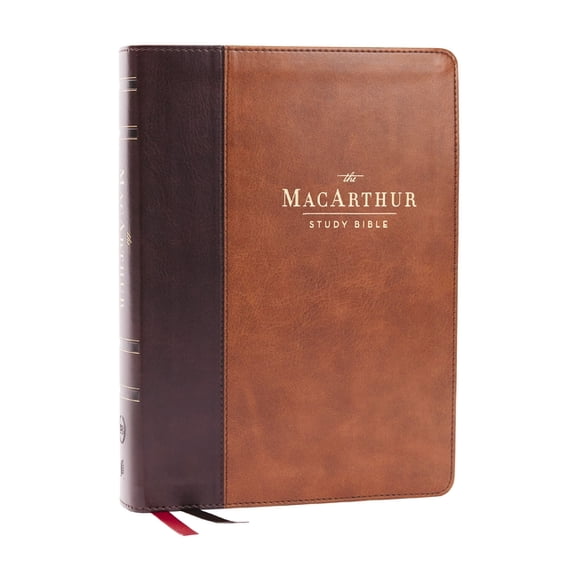 Lsb, MacArthur Study Bible, Brown Leathersoft, Comfort Print: Unleashing God's Truth One Verse at a Time (Holy Bible, Le, (Hardcover)