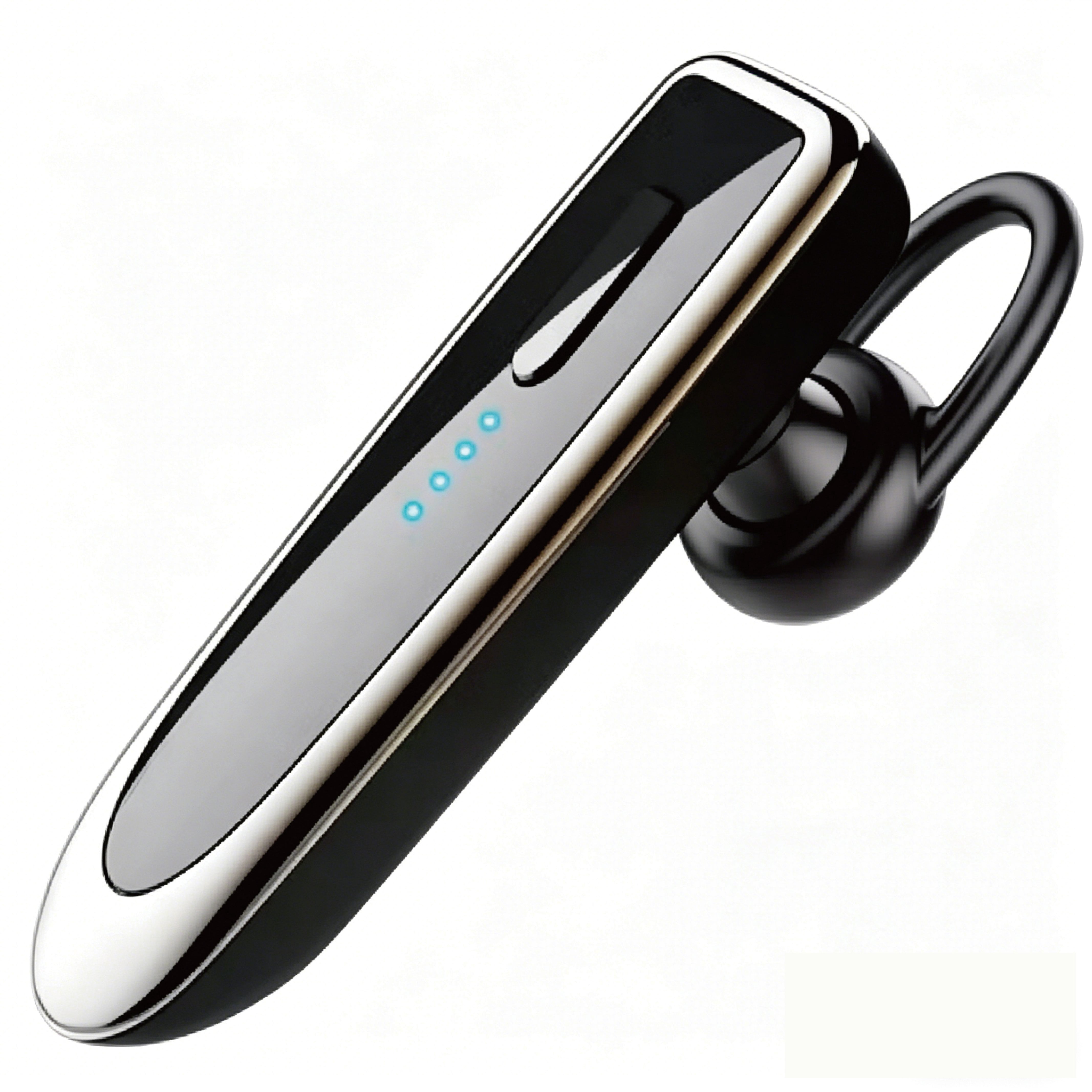 LsdWkt Wireless headsets for smartphones,Bluetooth Earpiece V5.0 Wireless Handsfree Headset with Microphone 24 Hrs Driving Headset 60 Days Standby Time for Phone Laptop Trucker Driver (Black)