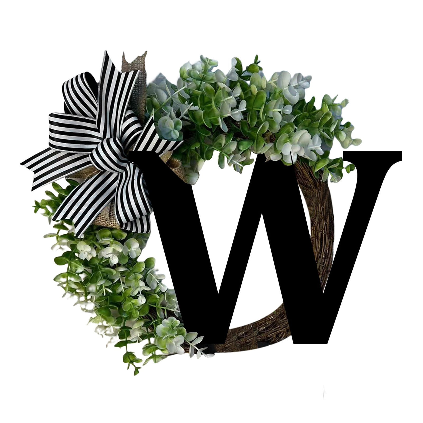 Lseongtty Clearance Unique Last Name Year Round Front Door Wreath With