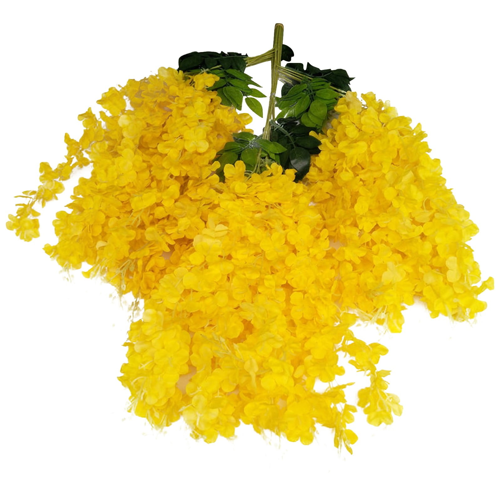 Lshn Artificial Wisteria Hanging Flowers,Fake Flower Garland Artificial ...