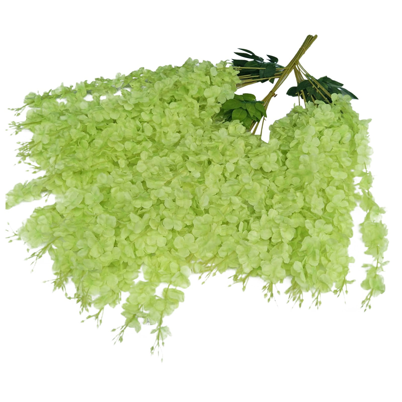 Lshn Artificial Wisteria Hanging Flowers,Fake Flower Garland Artificial ...