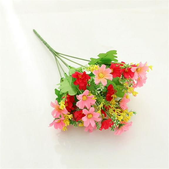 Lshn Faux Daisy Flowers Fake Wild Flowers Faux Wildflowers Artificial Wildflowers for Decoration Wild Flowers Artificial Spring Summer UV Resistant Floral Arrangements for Home Outdoor