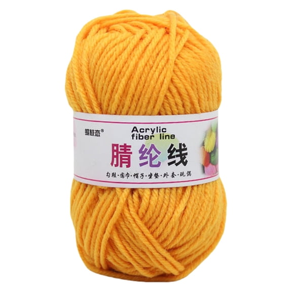 Lshylf Acrylic Knitted Yarn Mixed For Diy Sweater Hook Shoes Slippers Scarf Craft(D,A)