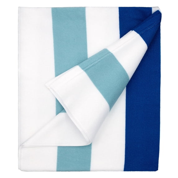 Lshylf Cotton Oversized Beach Towel 70x35 Inch Striped Quick Drying Swimming Towel(B,A)
