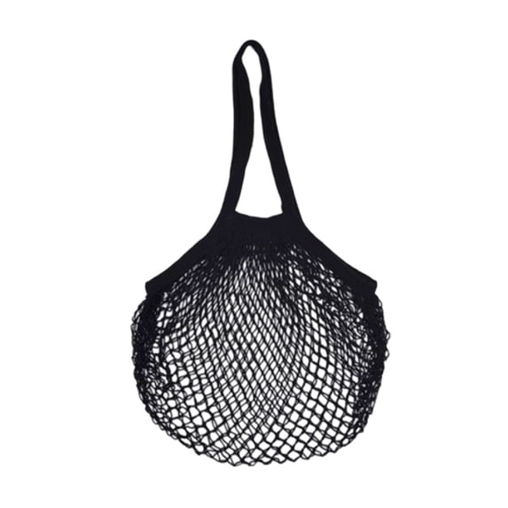 Lshylf Cotton String Reusable Grocery Bags Mesh With Long Handles Holds 40lbs For Produce Storage,E,15.75*15.75 in