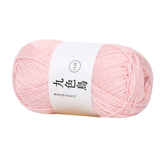 Lshylf Fine Cotton Yarn For Crochet Diy Knitting Crafts(B,One Size)