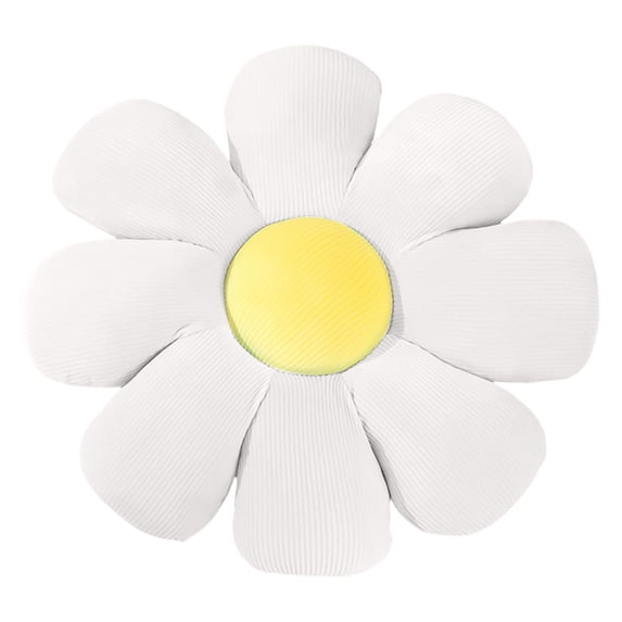 Lshylf Flower Floor Pillow Seating Cushion Room Decor For Reading Lounging Comfort(White,One Size)