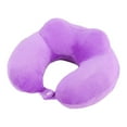 thumbnail image 1 of Lshylf Travel Neck Pillow Memory Foam Comfortable Washable Cover For Airplane Car(Purple,One Size), 1 of 4