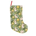 thumbnail image 1 of Lsque 18 Inches Happy Easter Pattern Christmas Stockings Hanging Ornaments,Knitted Xmas Fireplace Hanging Stocking,Holiday Decoration, 1 of 8