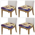 thumbnail image 1 of Lsque 2025 New Year 1 Printed Square Couch Cushion Covers, Floral Sofa Cushion Covers Replacement, Stretch Couch Covers for Couch-16.9in, 1 of 9