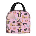 thumbnail image 1 of Lsque 2336109497 Pattern Lunch Bag Women/Men Insulated Lunch Box,Small Leakproof Cooler Food Lunch Containers Reusable High Capacity Lunch Tote Bags, 1 of 6