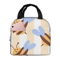 thumbnail image 1 of Lsque A Bee Pattern Lunch Bag Women/Men Insulated Lunch Box,Small Leakproof Cooler Food Lunch Containers Reusable High Capacity Lunch Tote Bags, 1 of 6