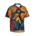 thumbnail image 1 of Lsque Abstract Funny Duck pattern Hawaiian Shirt for Men, Unisex Summer Beach Casual Short Sleeve Button Down Shirts-XX-Large, 1 of 9
