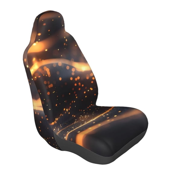 Lsque Abstract Glowing Wave Pattern Pattern Car Seat Covers for Front Seats , Waterproof Seat Covers for Cars, Sporty Front Seat Covers,Car Seat Cover Protector Front Seats