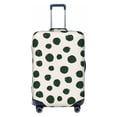 thumbnail image 1 of Lsque Abstract Green Polka Dot Printed Luggage Cover, Travel Luggage Protector,Scratch and Dirt Resistant, Fits 18-32 Inch Luggage - Small, 1 of 9