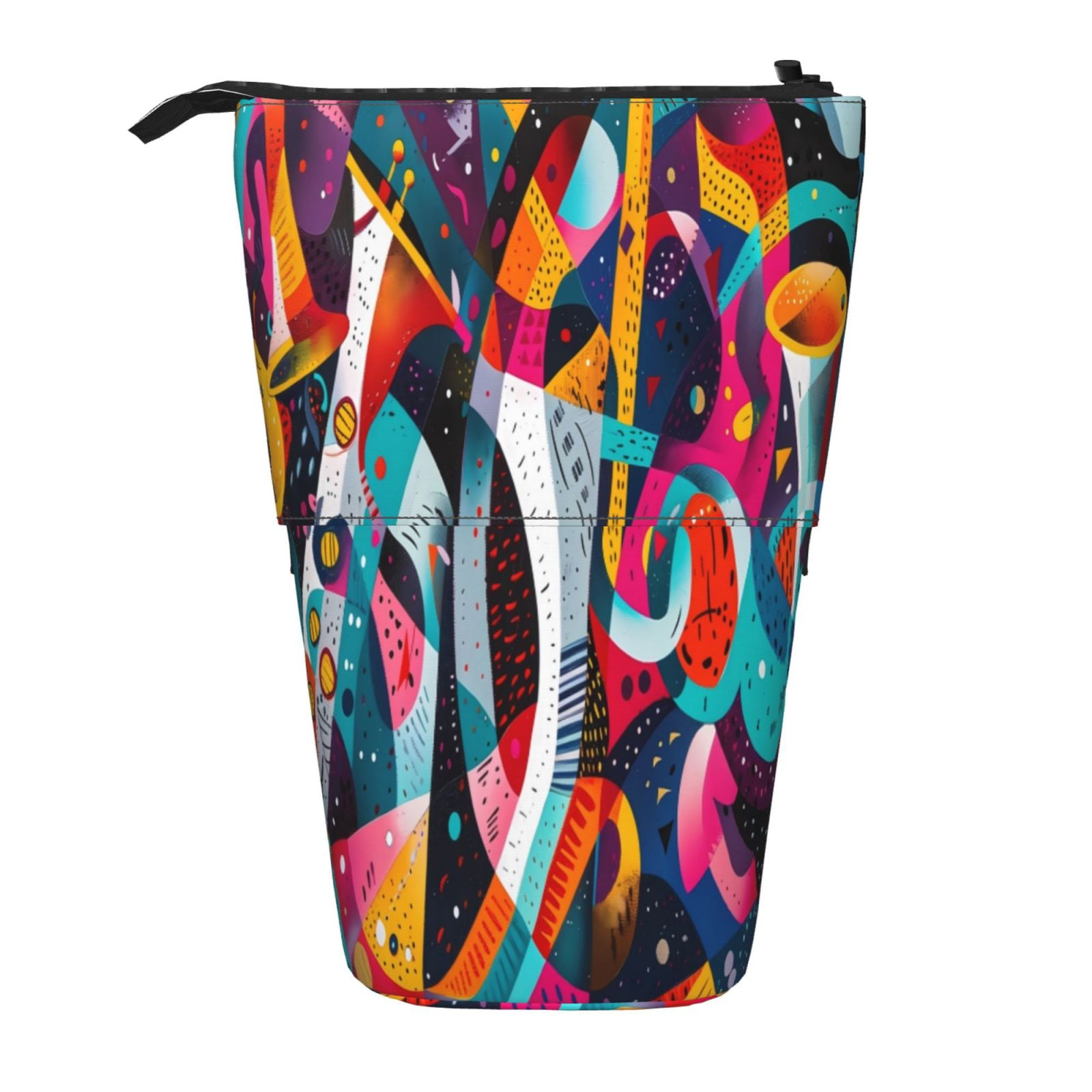 Lsque Abstract Jazz Instrumental Pattern Telescopic Pencil Bag Pen ...