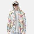 thumbnail image 1 of Lsque Abstract Marble Texture UPF 50+ Lightweight Sun Protection Men's Women's Long Sleeve Shirt, Hoodie Performance -Large, 1 of 9