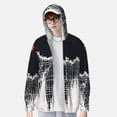 thumbnail image 1 of Lsque Abstract Red Sun Design UPF 50+ Lightweight Sun Protection Men's Women's Long Sleeve Shirt, Hoodie Performance -3X-Large, 1 of 9