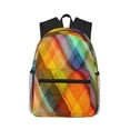 thumbnail image 1 of Lsque Abstract Watercolors Tartan Classic Casual Backpack - Large Capacity Water-Resistant Backpack for School, Work, Travel, and Outdoor Activities, 1 of 8