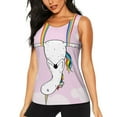 thumbnail image 1 of Lsque Aerial Yoga for Unicorn Printed Workout Tank Tops for Women, Athletic Sports Tank Tops, Compression Sleeveless Dry Fit Shirts,Sleeveless Yoga Shirt-XX-Large, 1 of 9