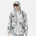 thumbnail image 1 of Lsque African Animals UPF 50+ Lightweight Sun Protection Men's Women's Long Sleeve Shirt, Hoodie Performance -X-Large, 1 of 9