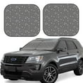 thumbnail image 1 of Lsque Airplane Routes Around The World 2 PCS Windshield Sun Shade | CarFoldable Window Covers | Car Accessories Reflect UV for Universal Cars SUV Truck | Medium, 1 of 7