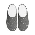 thumbnail image 1 of Lsque Airplane Routes Around The World Pattern Womens Comfort Cotton on Scuff With Memory Foam and Anti-skid Sole Slipper-42/43, 1 of 7