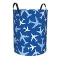 thumbnail image 1 of Lsque Airplanes in the Sky pattern Laundry Hamper Basket, Tall Woven Rope Hamper Basket for Clothes, Lightweight Storage Basket, Collapsible Waterproof-Medium, 1 of 8