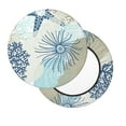 thumbnail image 1 of Lsque Algae Corals and Seashells Round Bar chair cushion covers Velvet Fabric Premium Comfort Protects from Scratches and Stains for 14-17 Inch Chair- 12 inch, 1 of 7